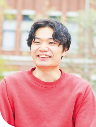 総合リハビリテーション学部 社会リハビリテーション学科 4年次生 萩原 武蔵さん（兵庫・伊丹市立伊丹高等学校 出身）